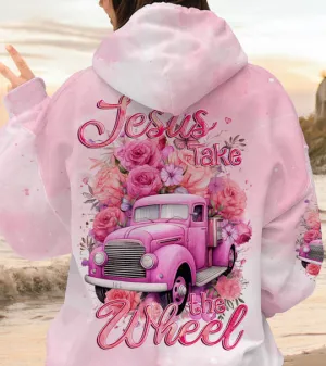 Christianartbag Clothing, Jesus Take The Wheel Women's All Over Print Shirt, Graphic Hoodie, Christian Clothing, Christmas Gift, CABCT01141123.