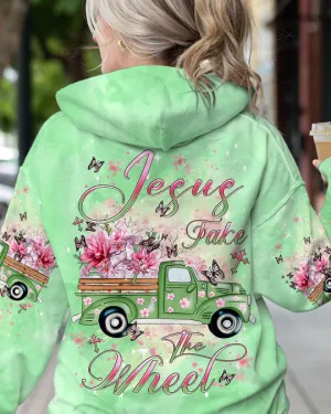 Christianartbag Clothing, Jesus Take The Wheel Women's All Over Print Shirt, Graphic Hoodie, Christian Clothing, Christmas Gift, CABCT02131123.