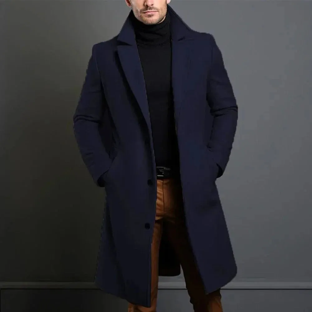Christopher Mosley Single Breasted Trench Overcoat