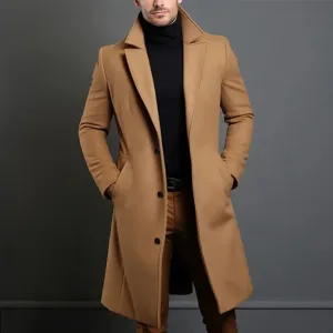 Christopher Mosley Single Breasted Trench Overcoat
