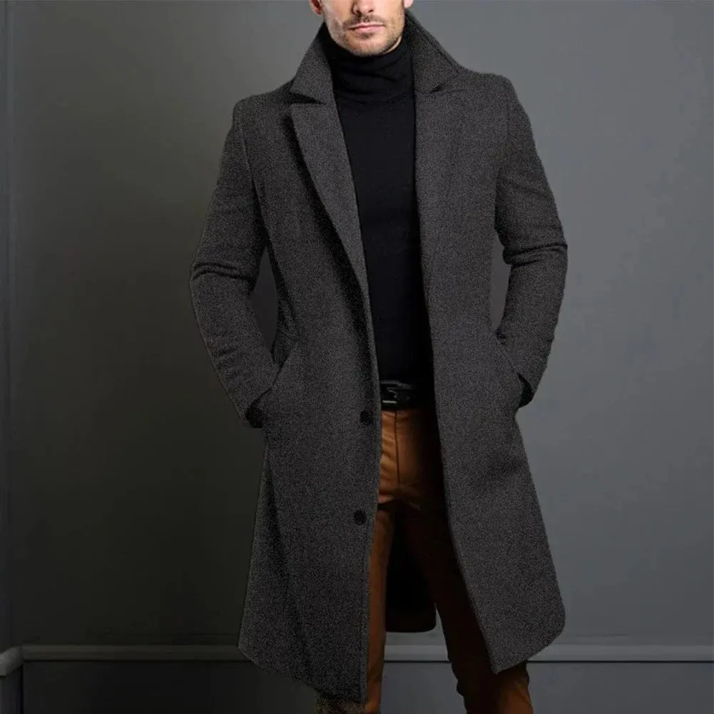 Christopher Mosley Single Breasted Trench Overcoat