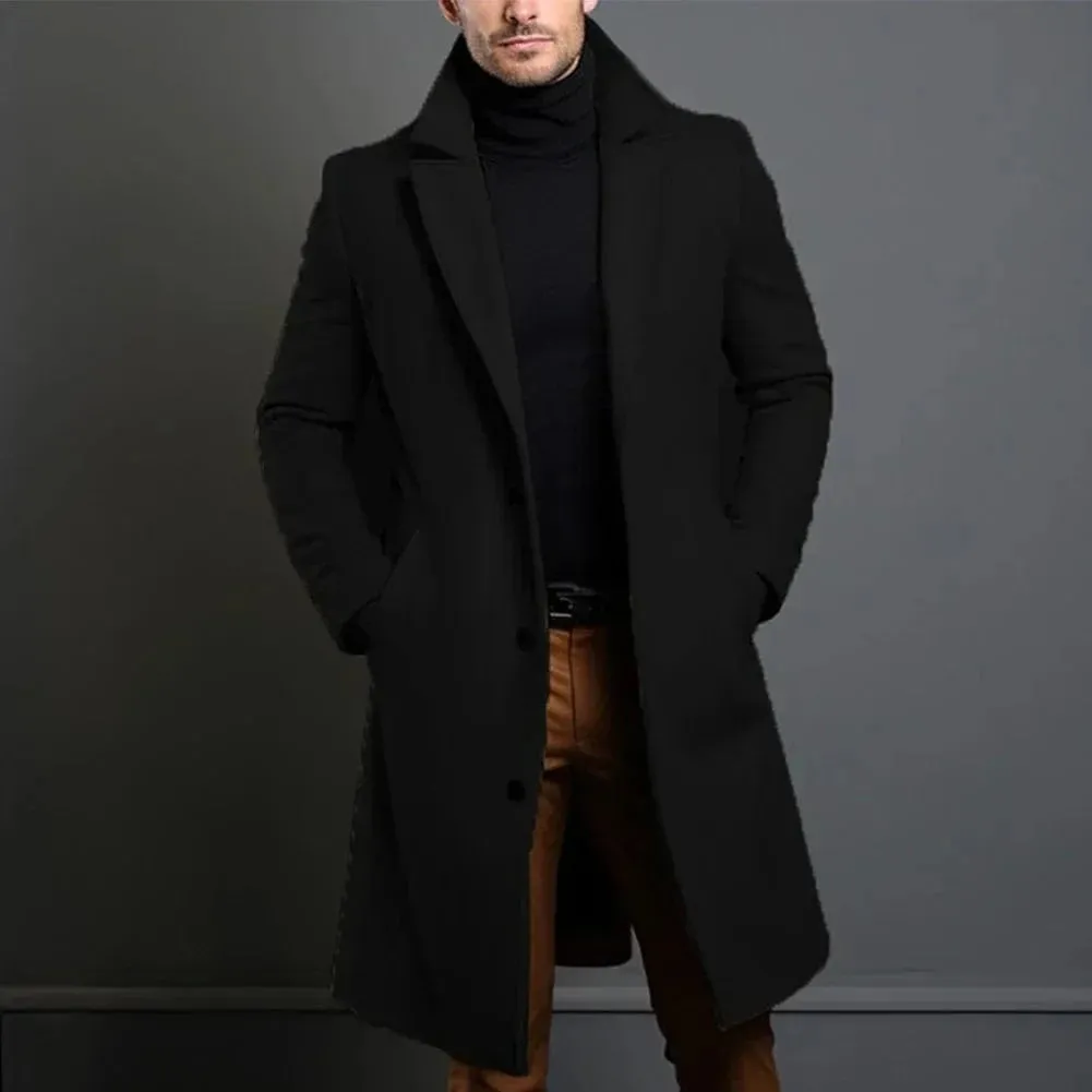 Christopher Mosley Single Breasted Trench Overcoat