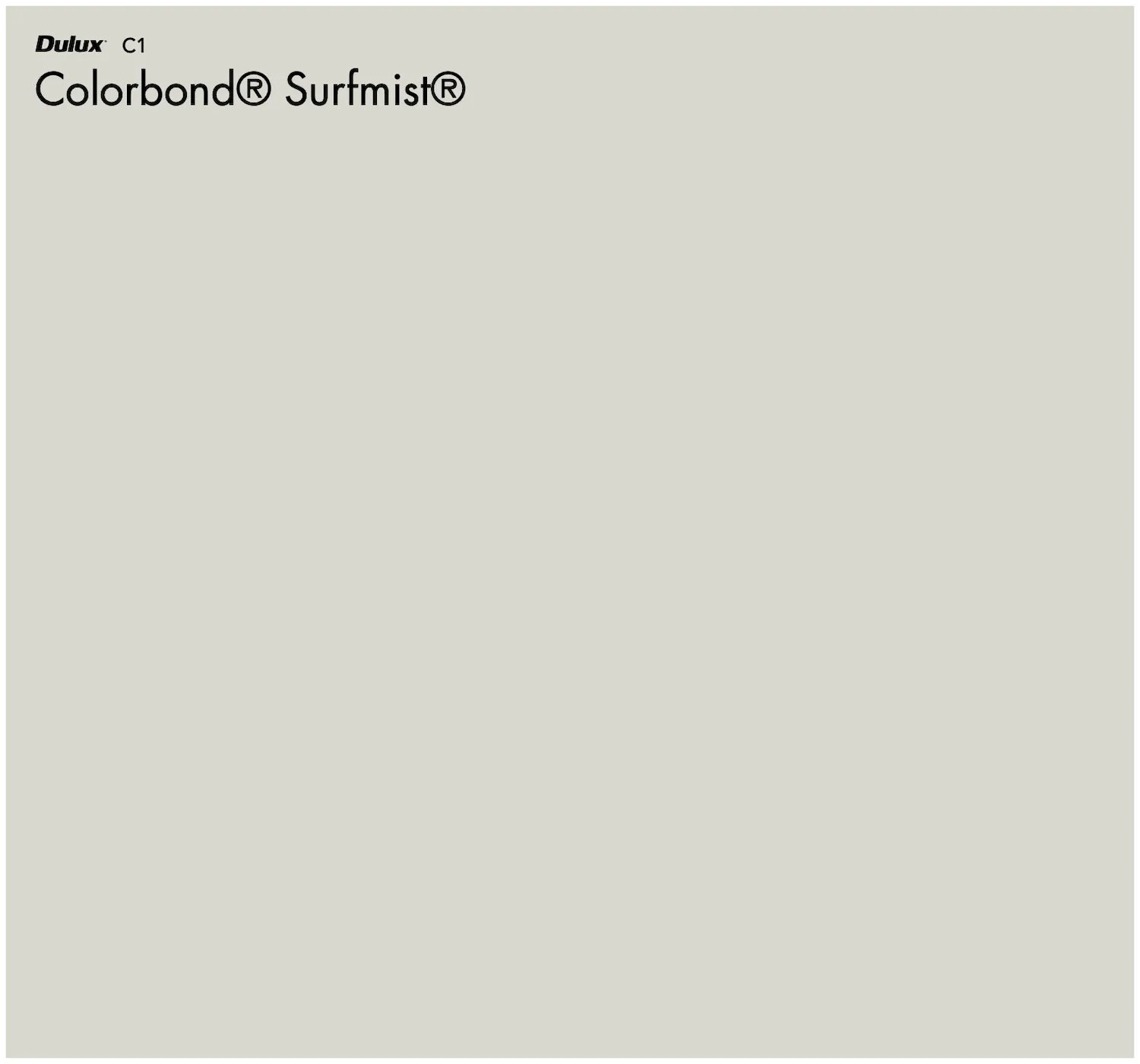 Colorbond® Surfmist®