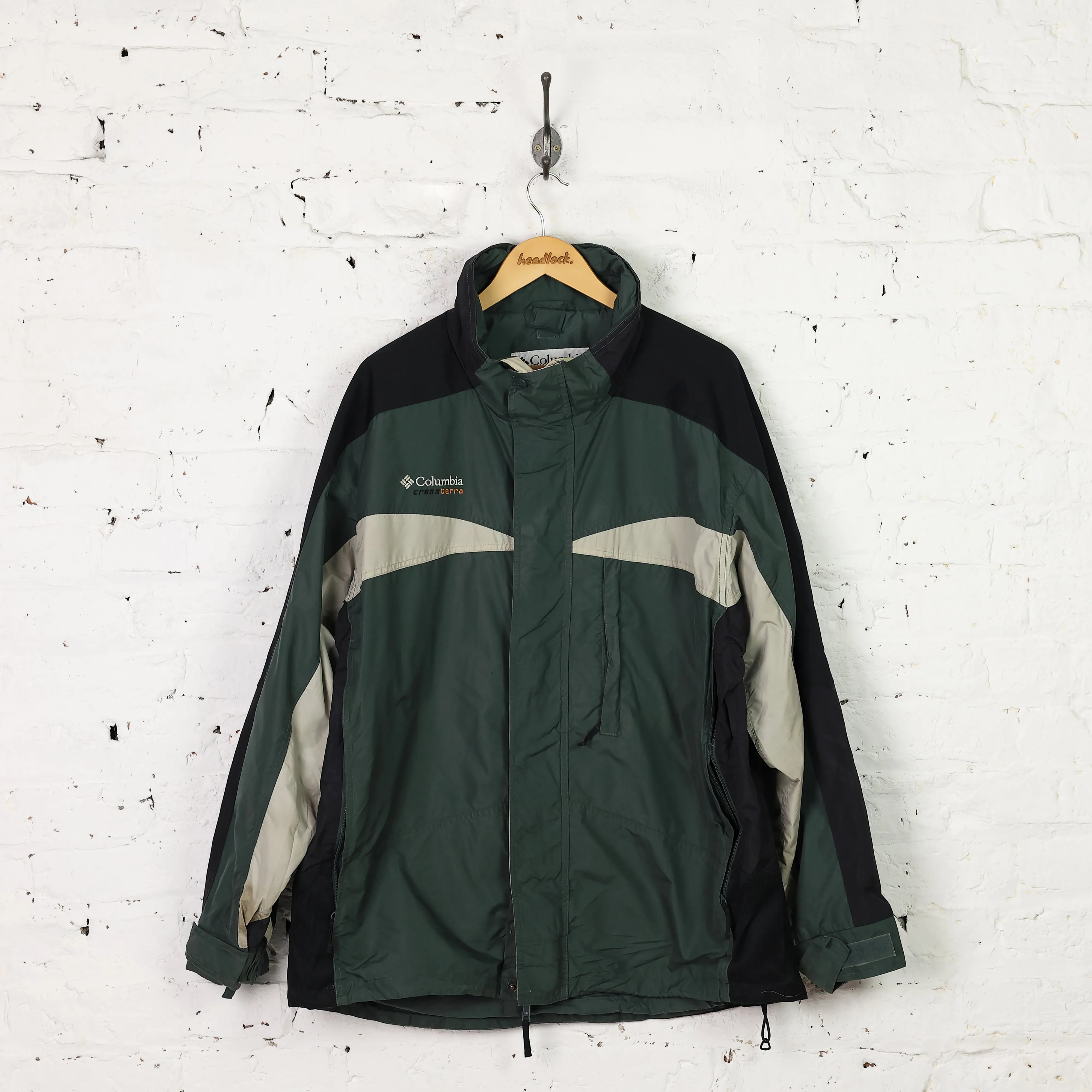 Columbia Cross Terra Interchange Jacket - Green - L