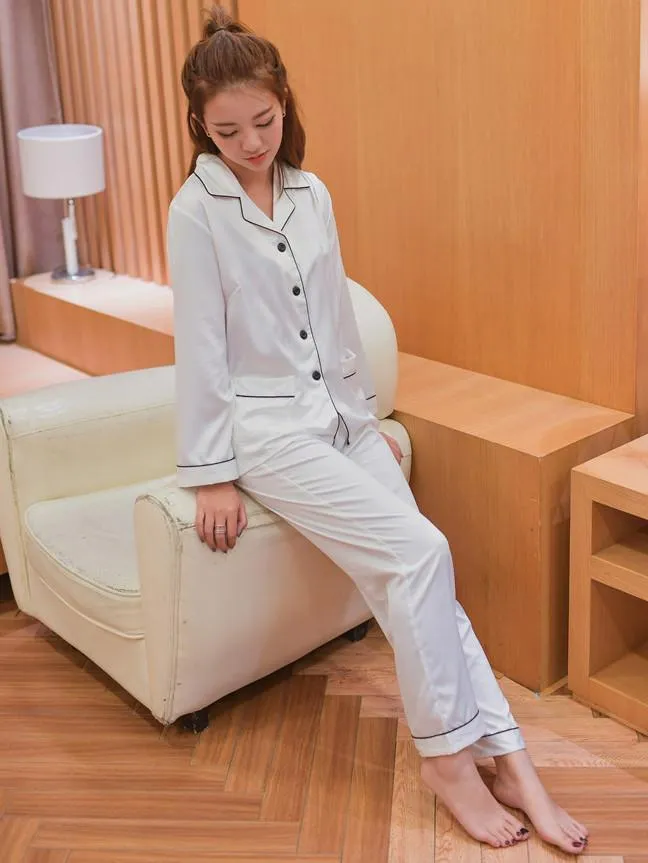 Comfortably Cute Long Sleeve Pajamas Set