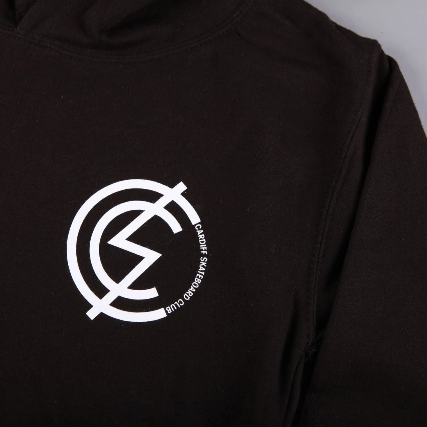 CSC 'Mod Chest' Kids Hood (Black / White)