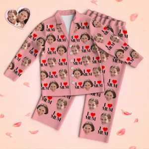 Custom MumKids Photo Pajama Set