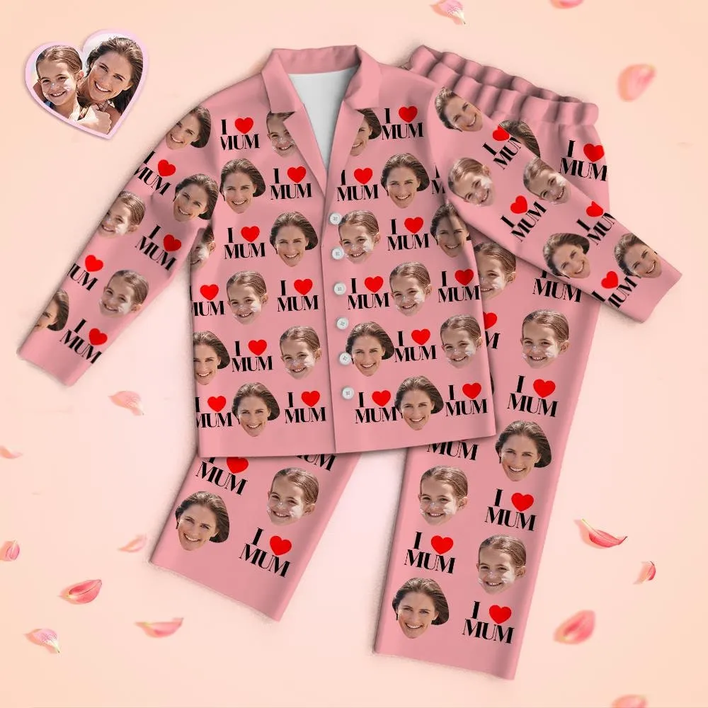 Custom MumKids Photo Pajama Set
