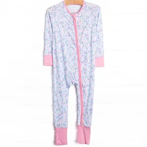 Daisy Dreamer Bamboo Zippy Pajama, Blue