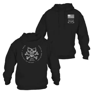 Death Paisley Hoodie - Black