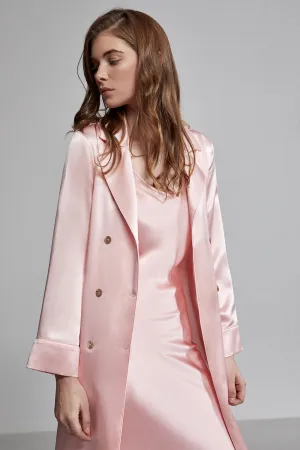 double breasted robe, rose (sample)