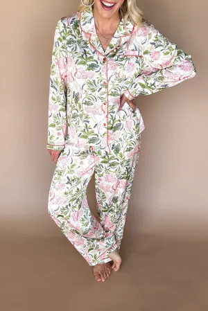 Dreamy Floral Print Pajamas Set