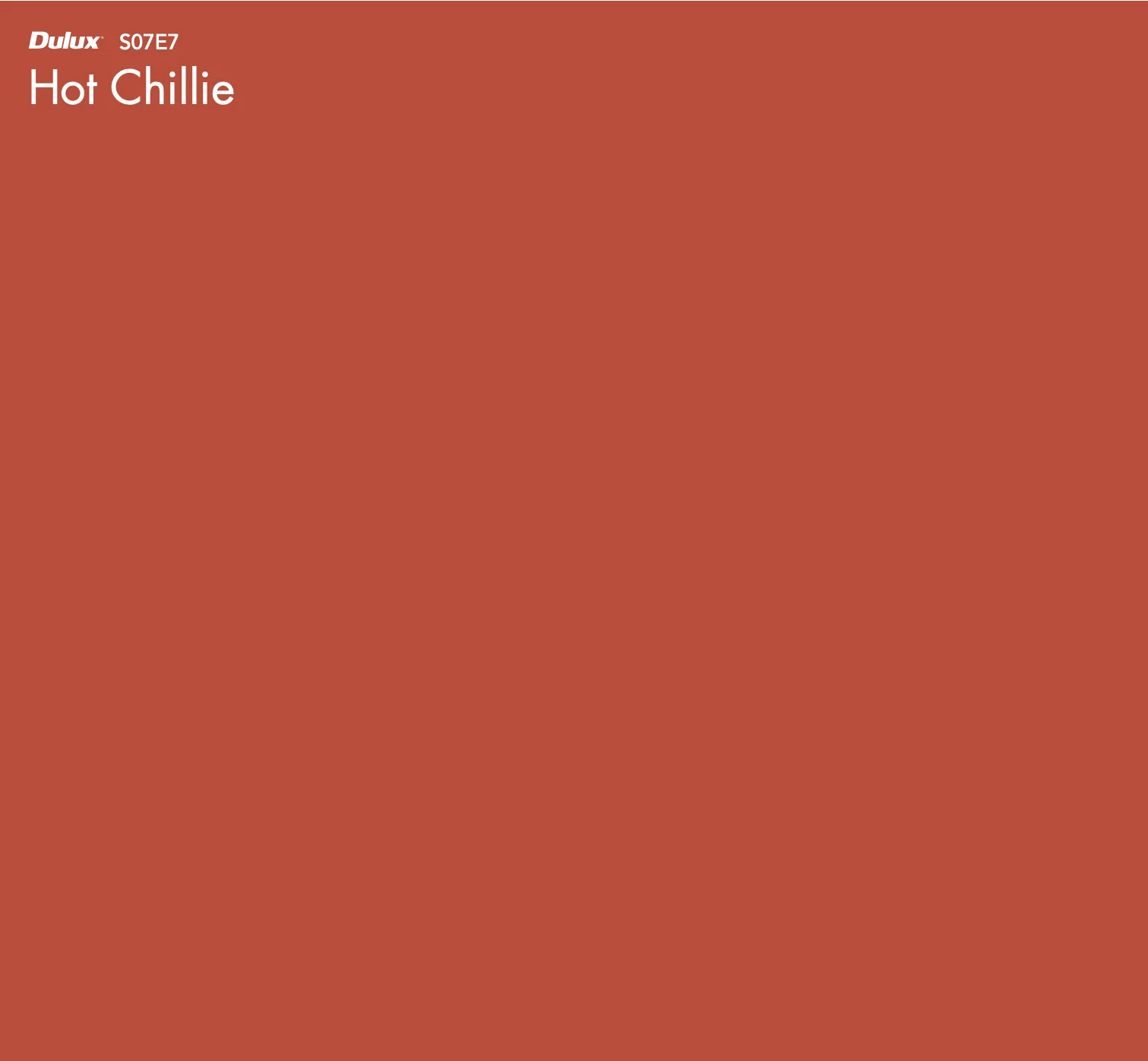 Dulux Hot Chillie