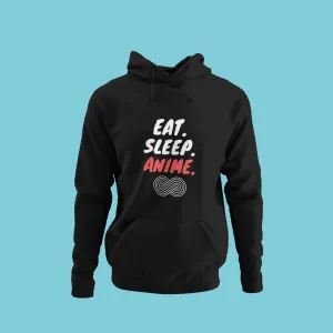 Eat. Sleep. Anime. - Heavy Blend Hooded Sweatshirt