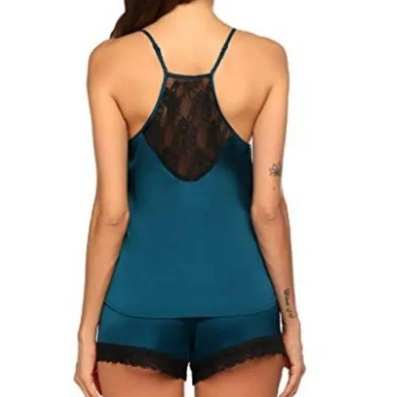 Ekouaer Sleepwear Womens Satin Pajamas Nightwear