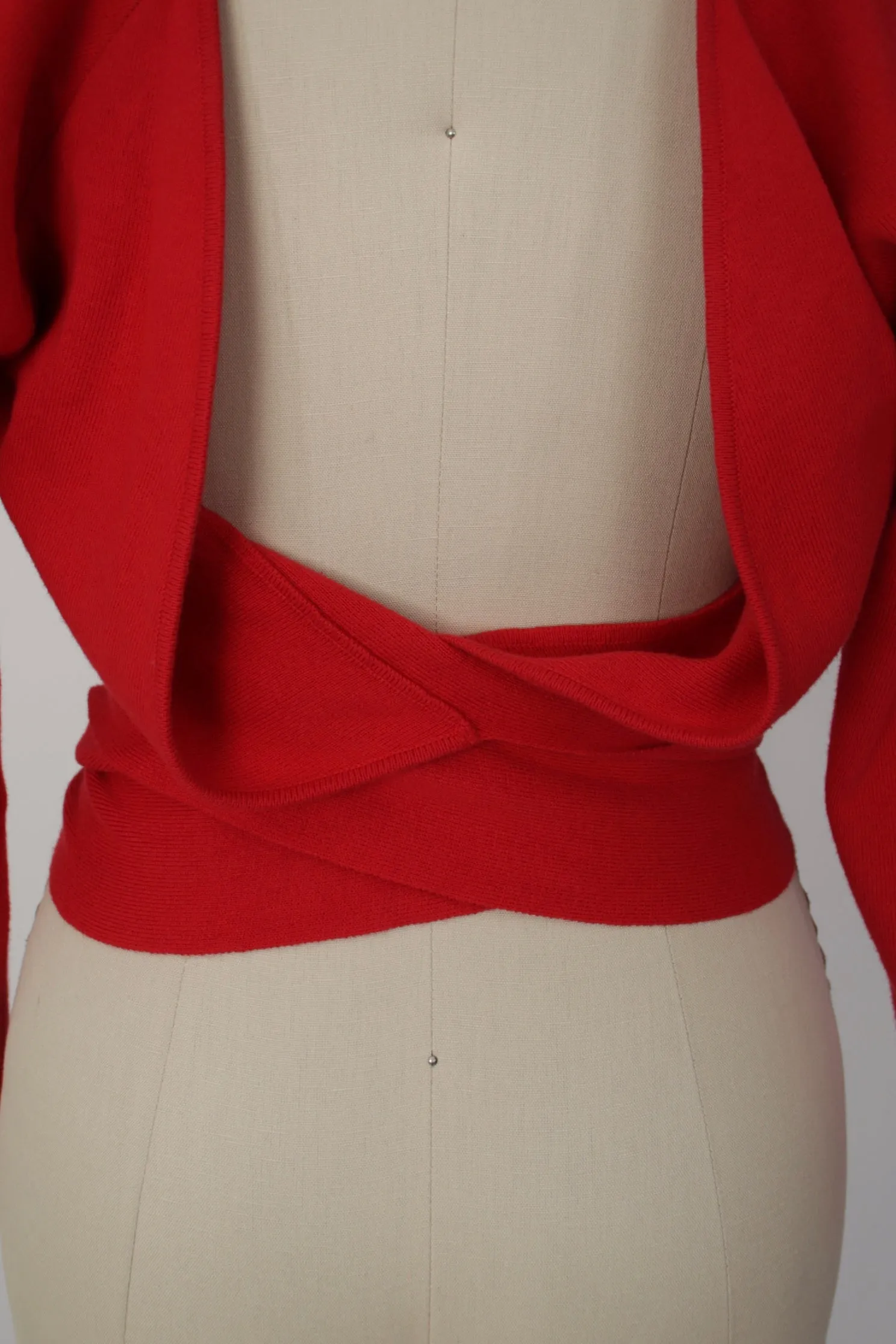 Emanuelle Khanh Knit Wrap Top