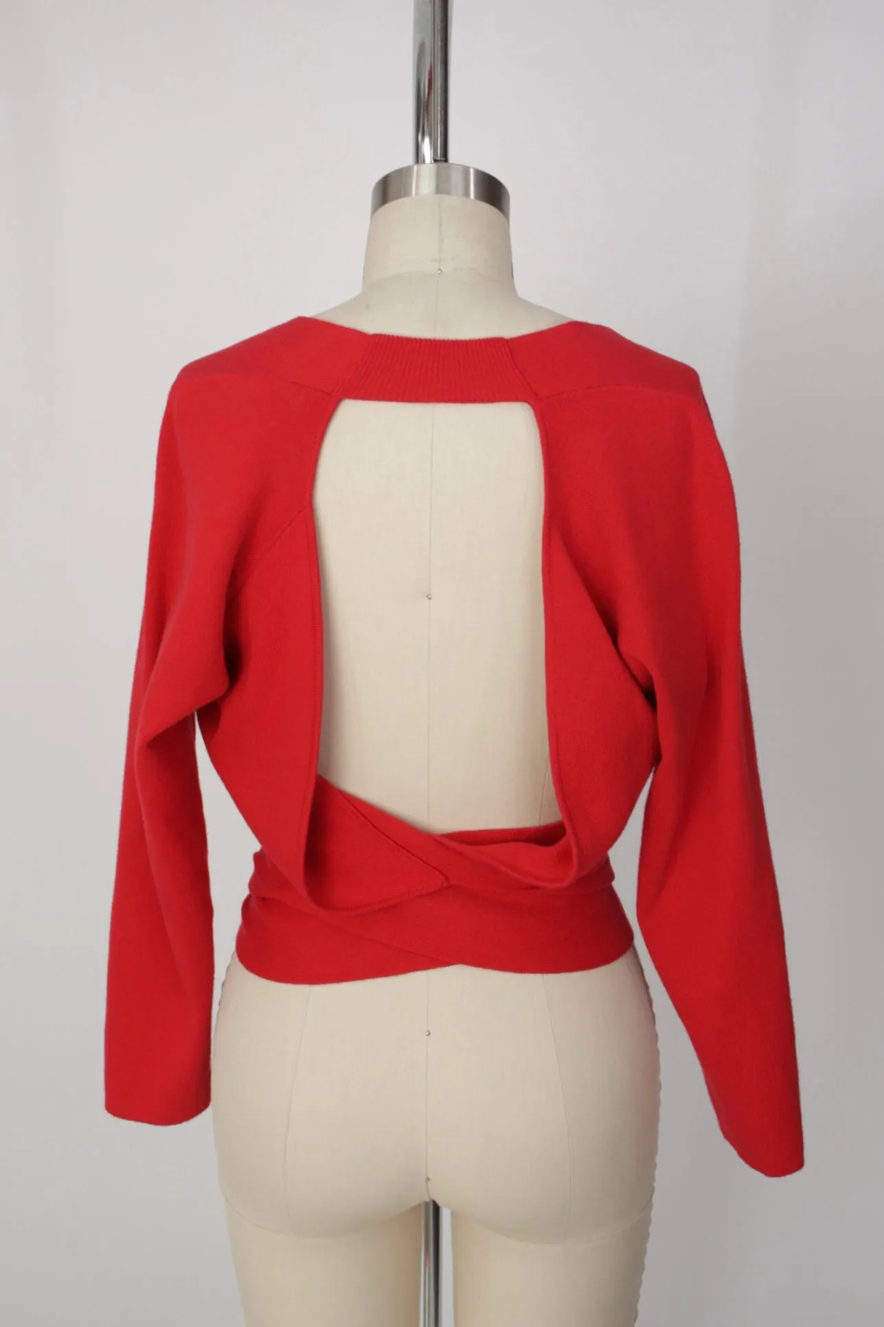 Emanuelle Khanh Knit Wrap Top