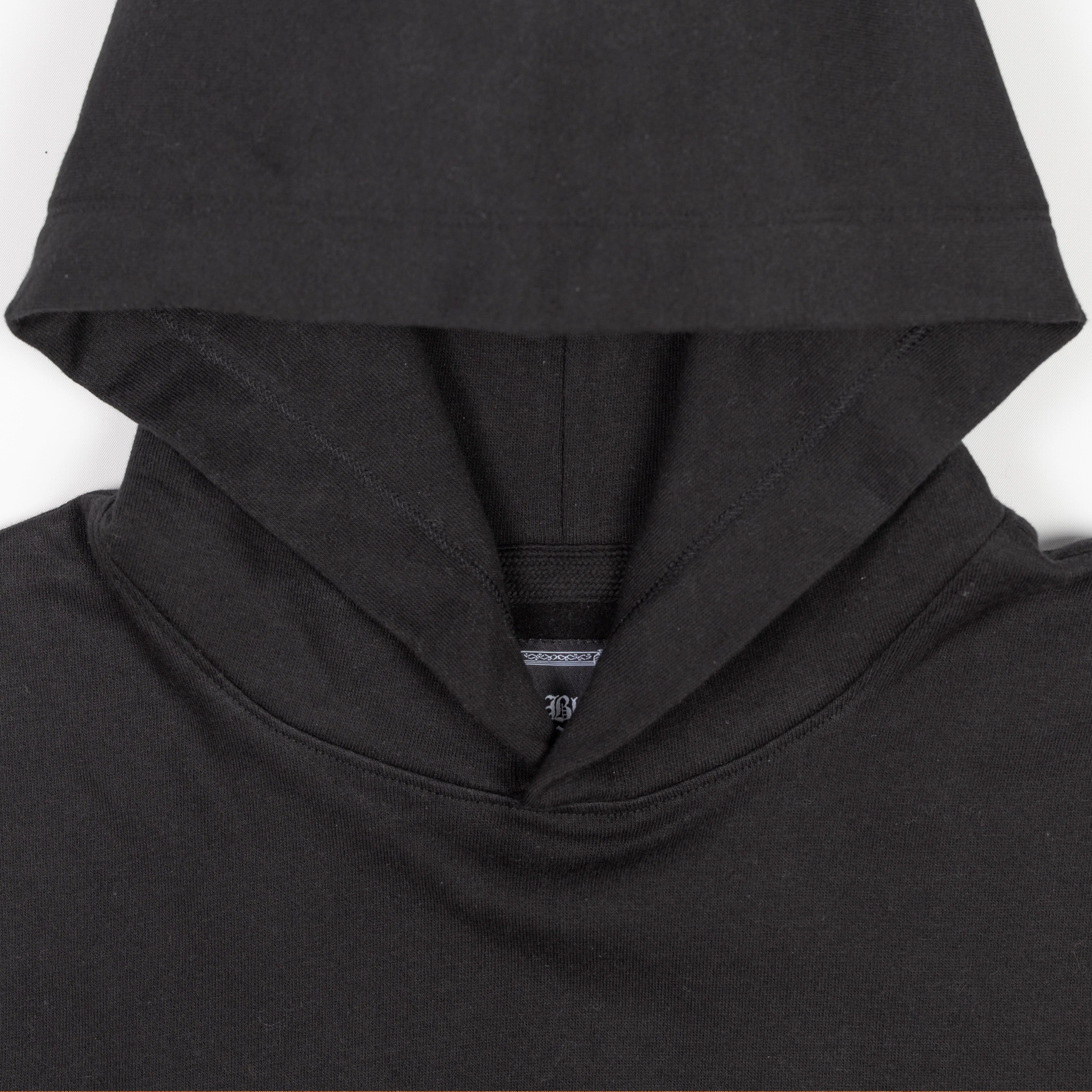 Embroidered Back Hoodie - Black / Celestial