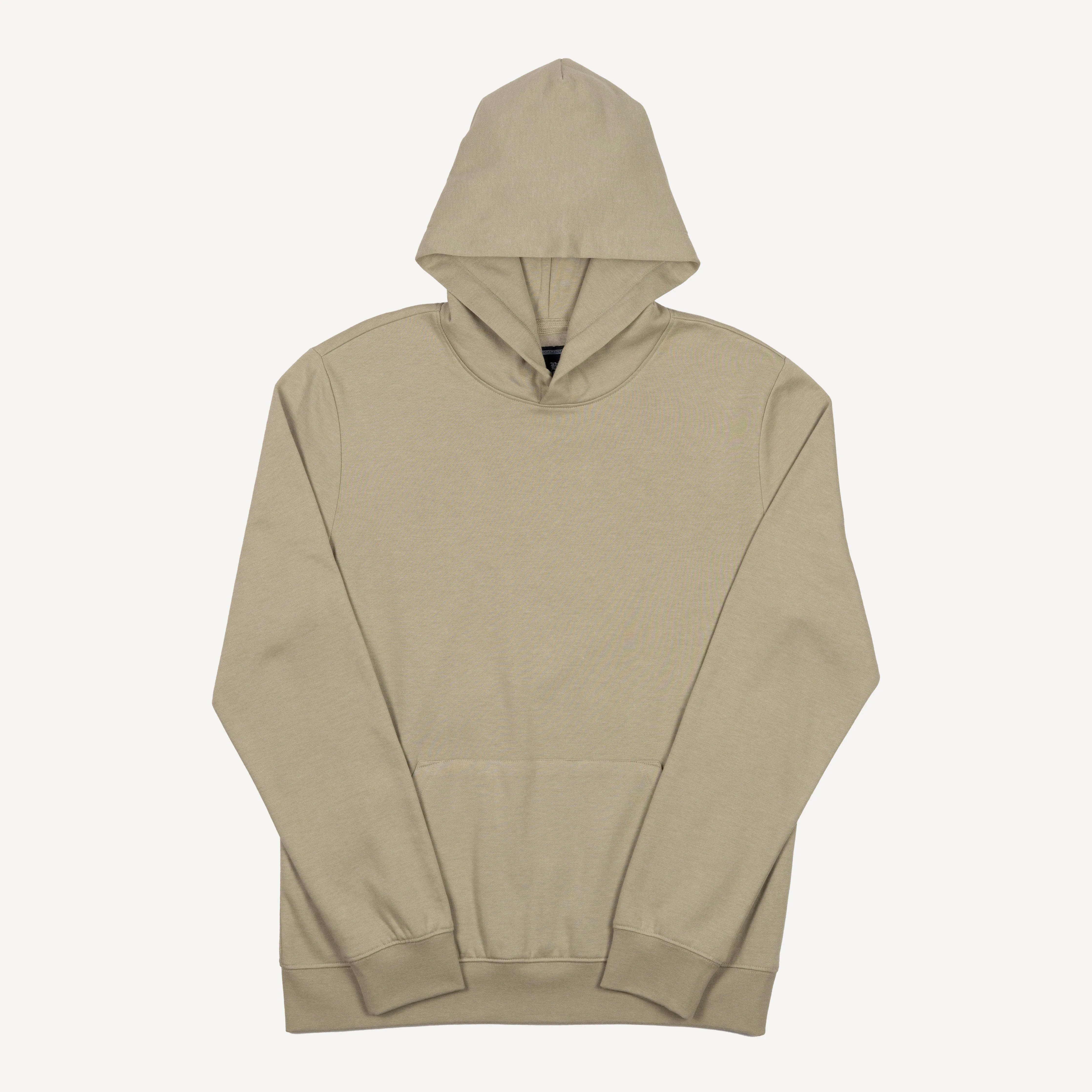 Embroidered Back Hoodie - Elm / Mushroom