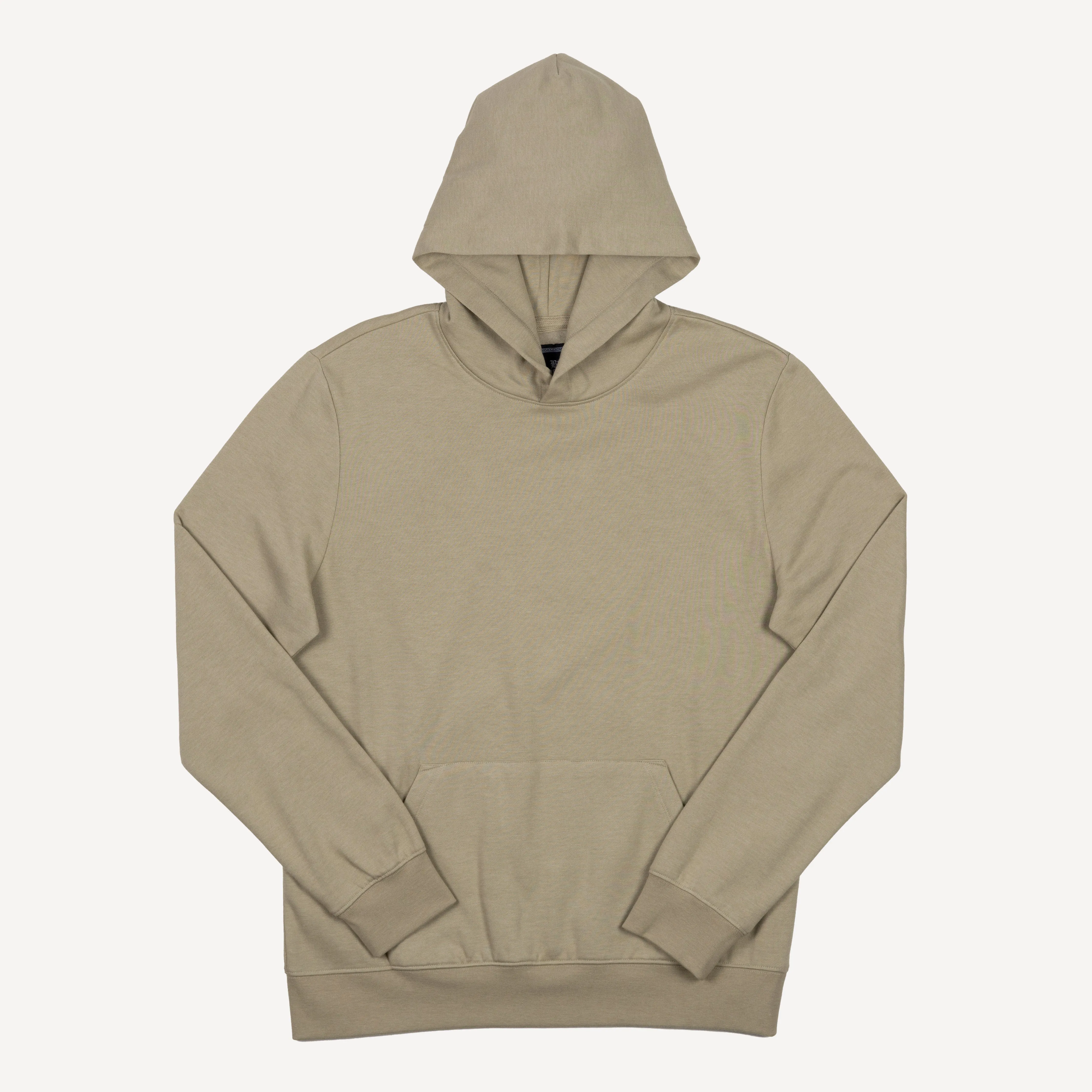 Embroidered Back Hoodie - Elm / Mushroom