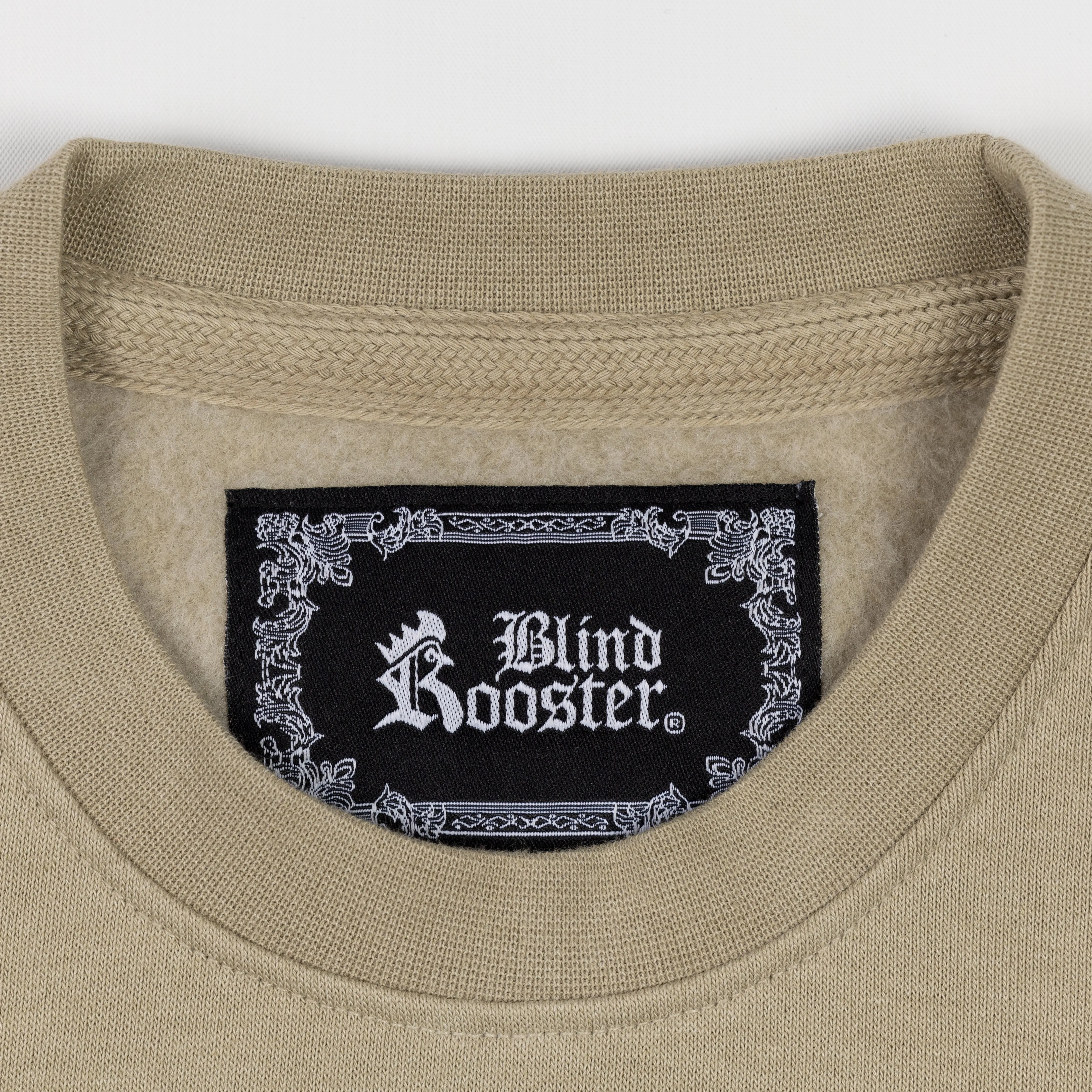Embroidered Back Sweatshirt  - Elm / Mushroom