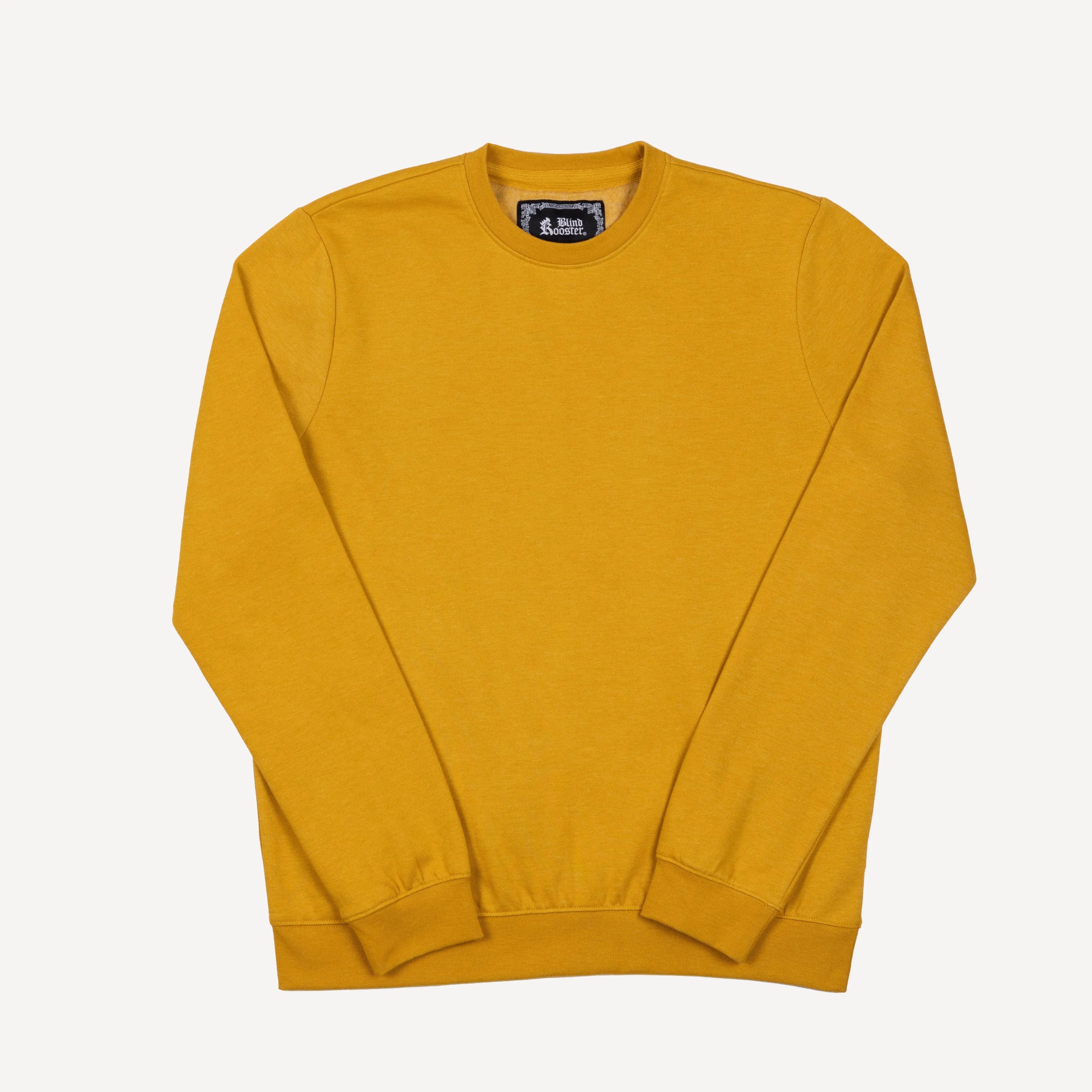 Embroidered Back Sweatshirt  - Tawny Olive / Tiger
