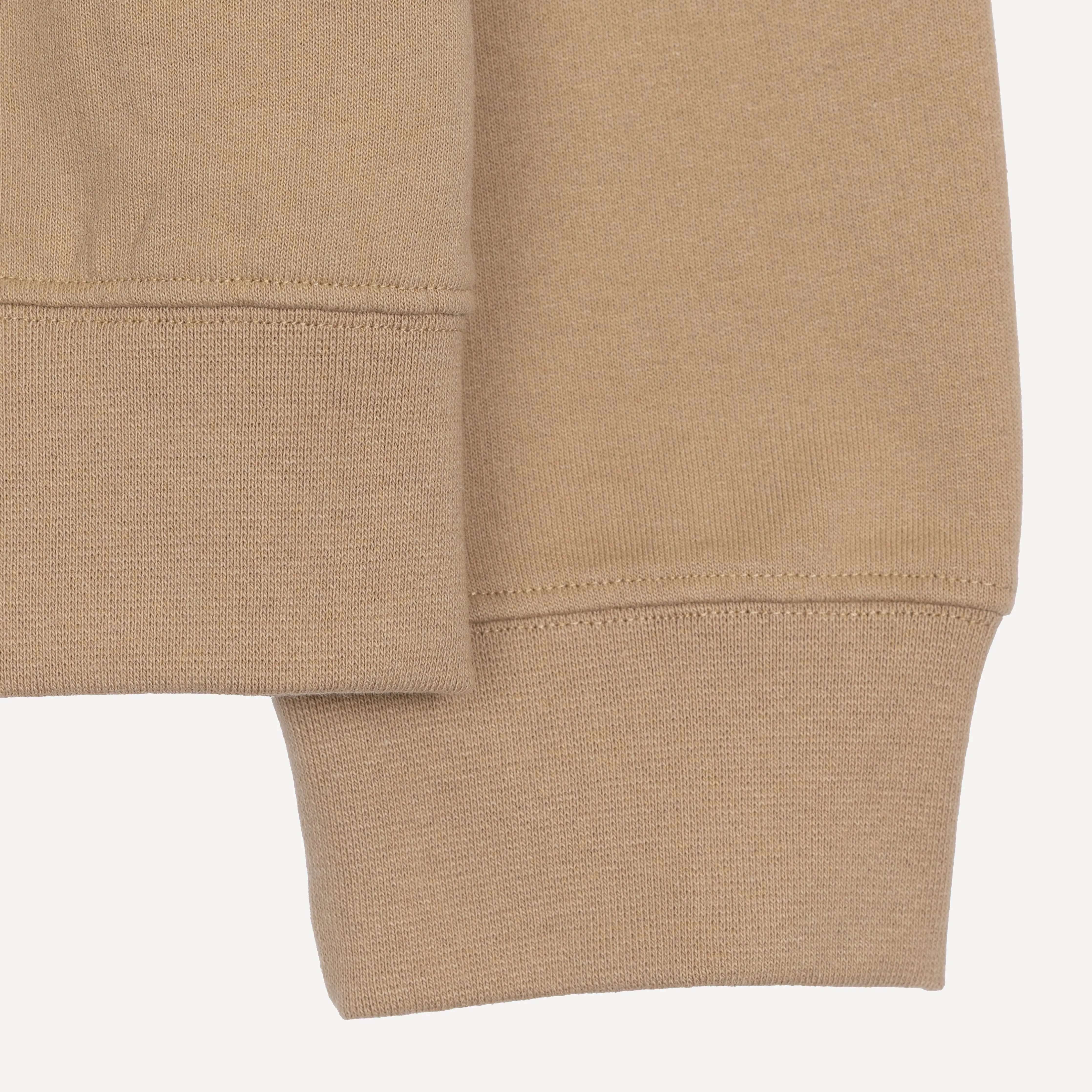 Embroidered Front Sweatshirt  - Khaki / Dragon Sea