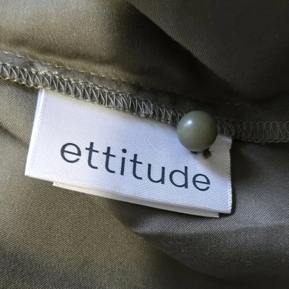 Ettitude 100% Bamboo Hypoallergenic Luxury Jumpsuit Pajamas PJs NIB Large Sage