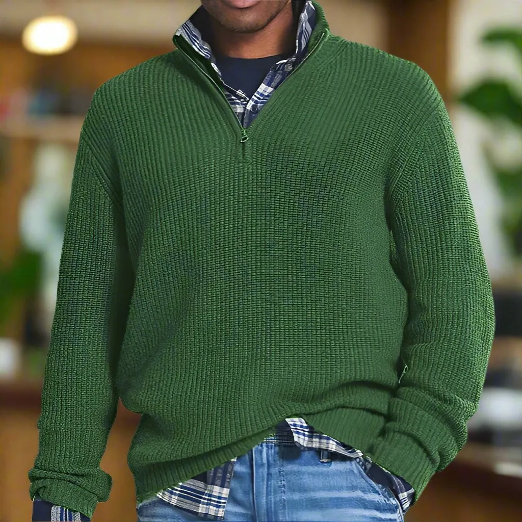 EWDIN™ HALF-ZIP KNIT SWEATER