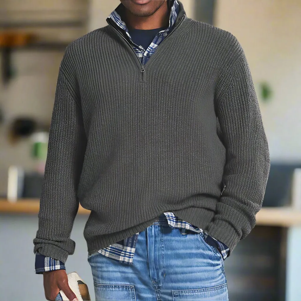 EWDIN™ HALF-ZIP KNIT SWEATER