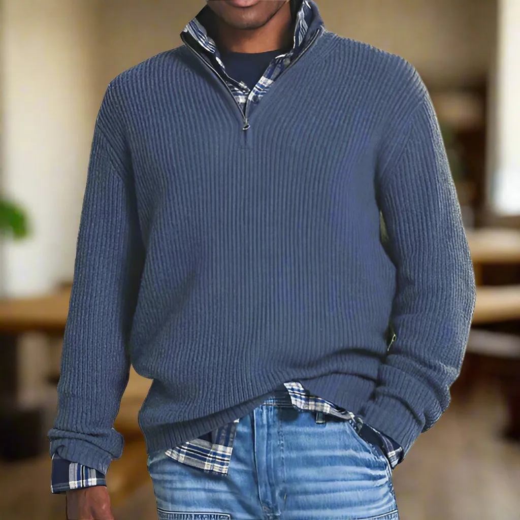 EWDIN™ HALF-ZIP KNIT SWEATER