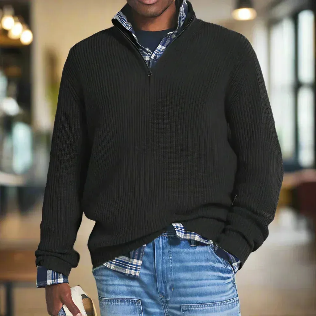 EWDIN™ HALF-ZIP KNIT SWEATER