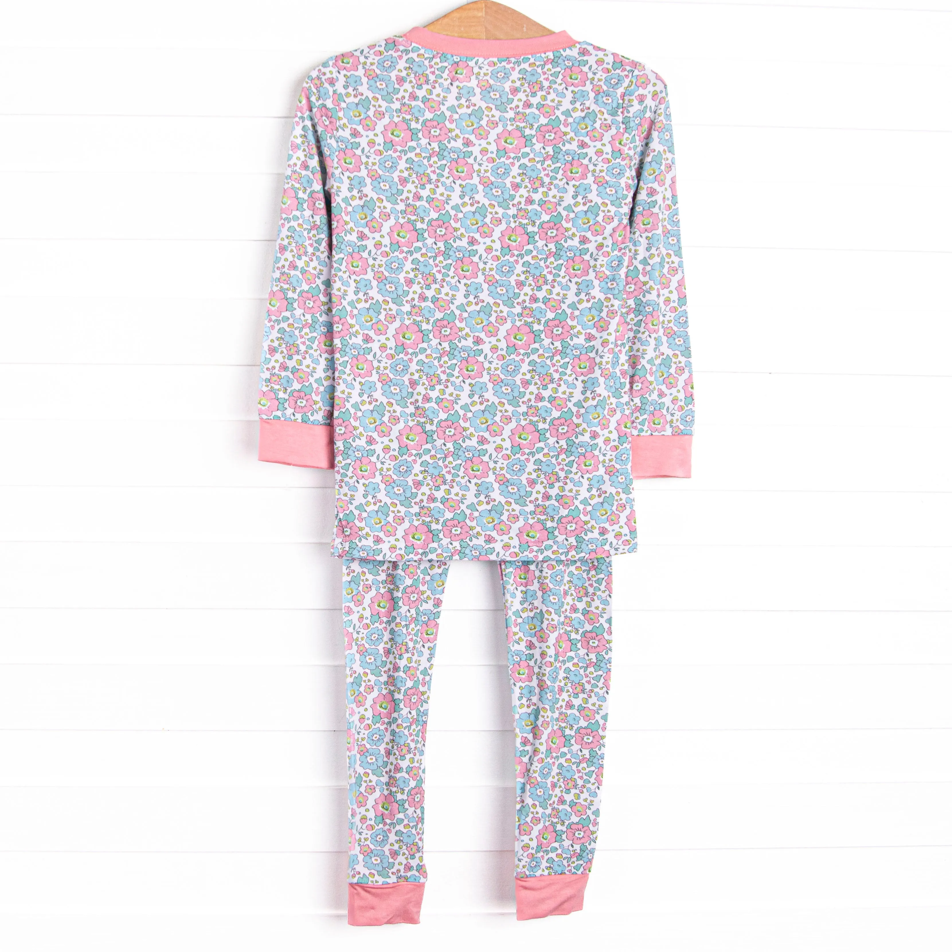 Fan Favorite Florals Bamboo Pajama Set, Pink