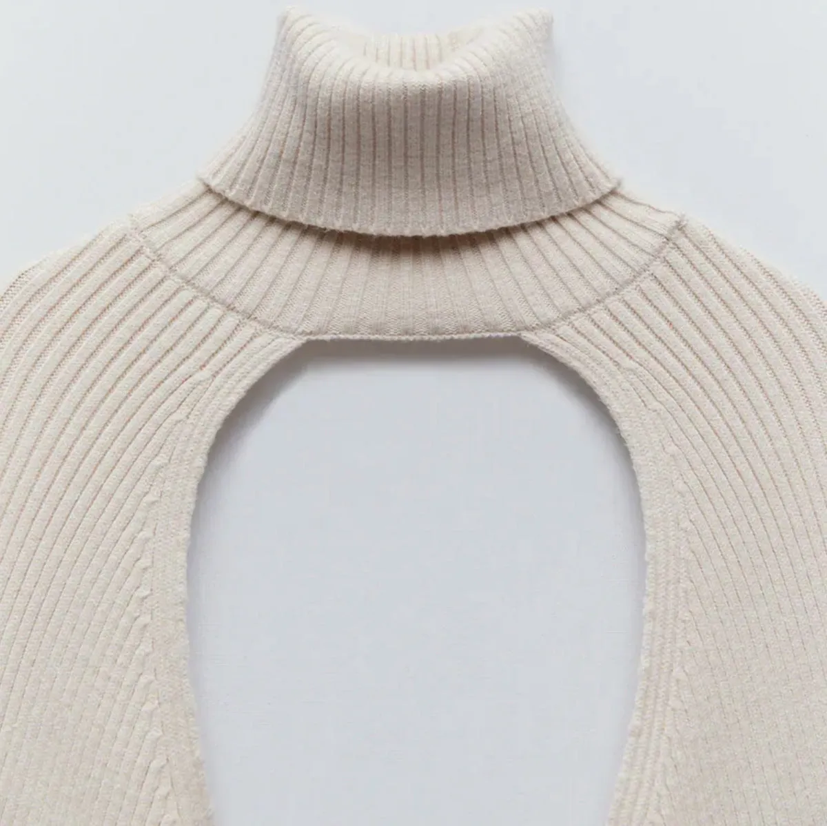 Fashion High Neck Knitted Designed Sweaters