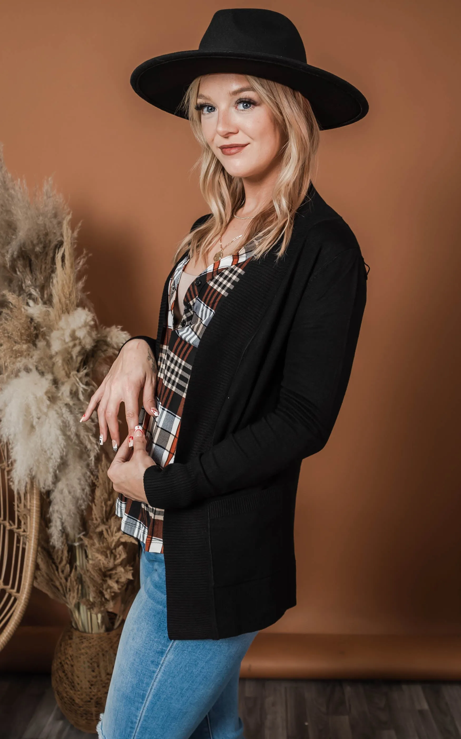 Favorite Boyfriend Cardigan -Cielo - Final Sale