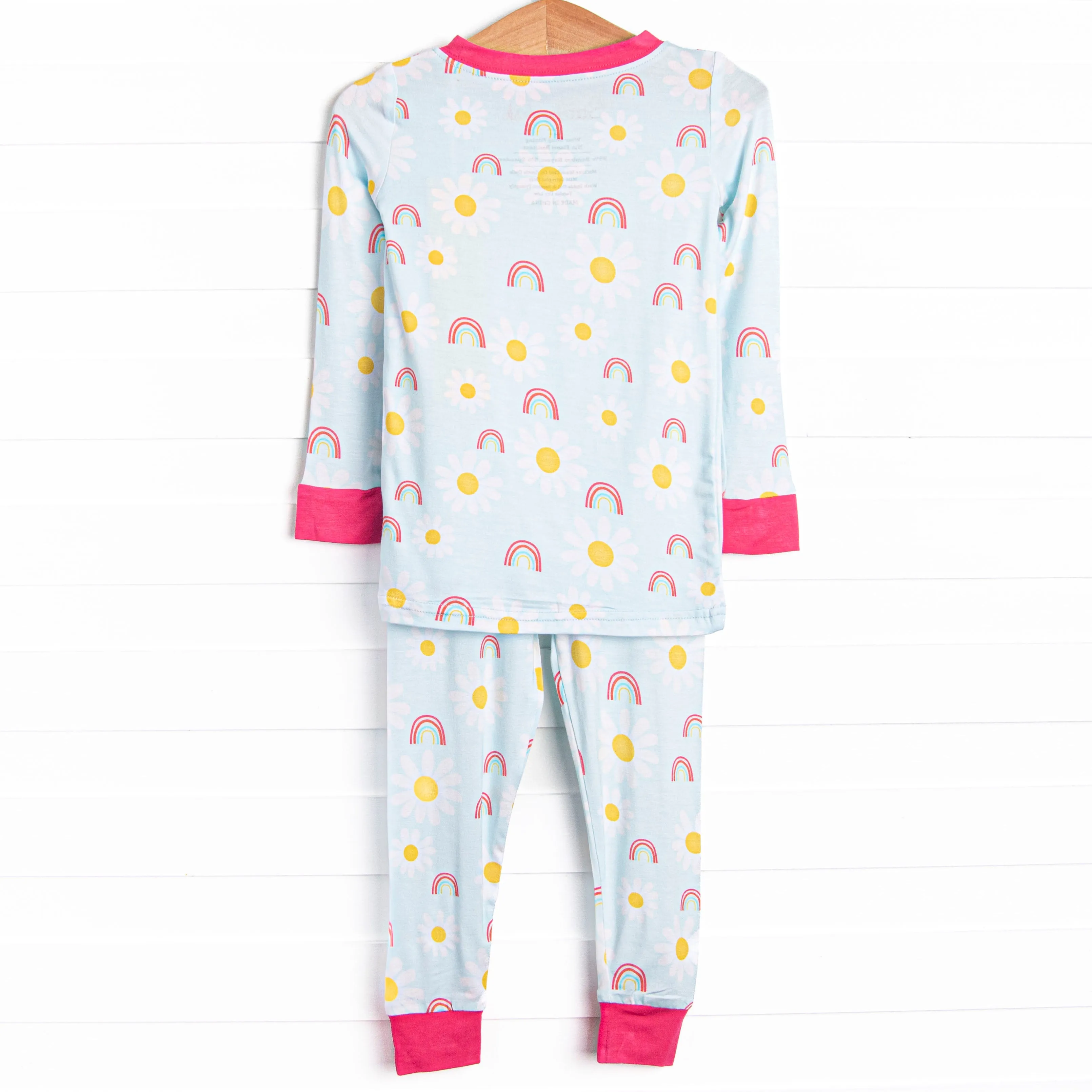 Field of Dreams Bamboo Pajama Set, Blue