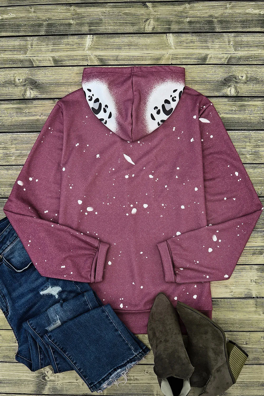 Fiery Red Lets Get Smashed Halloween Graphic Tie Dye Hoodie
