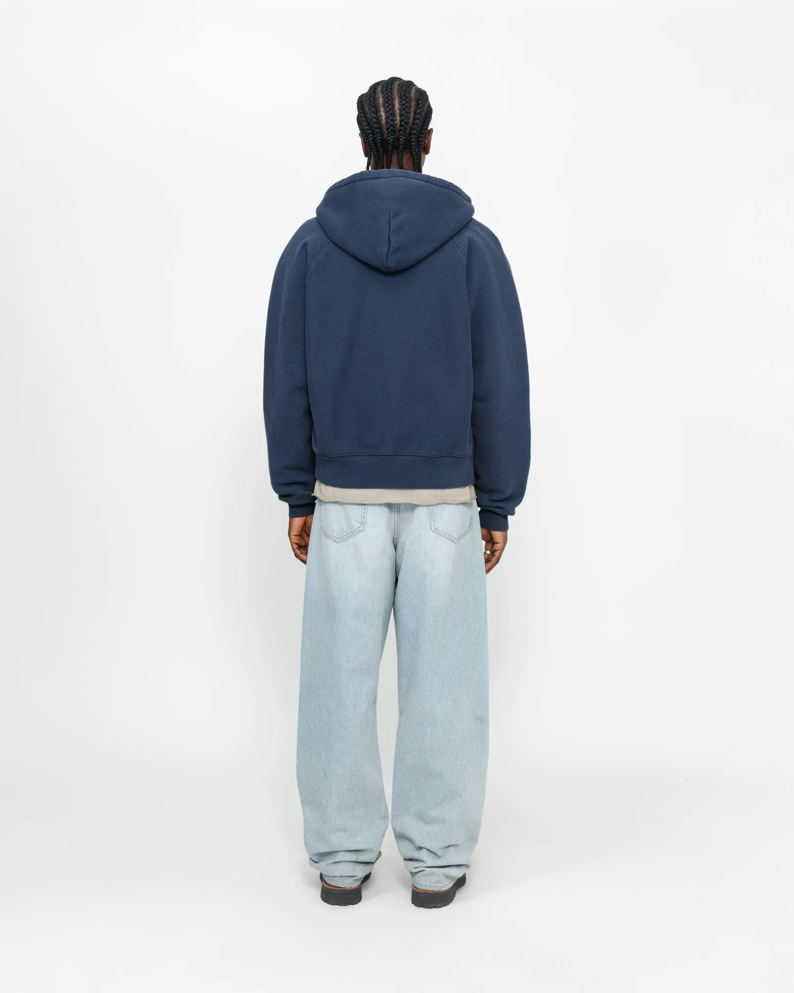 FLEECE RAGLAN ZIP HOODIE
