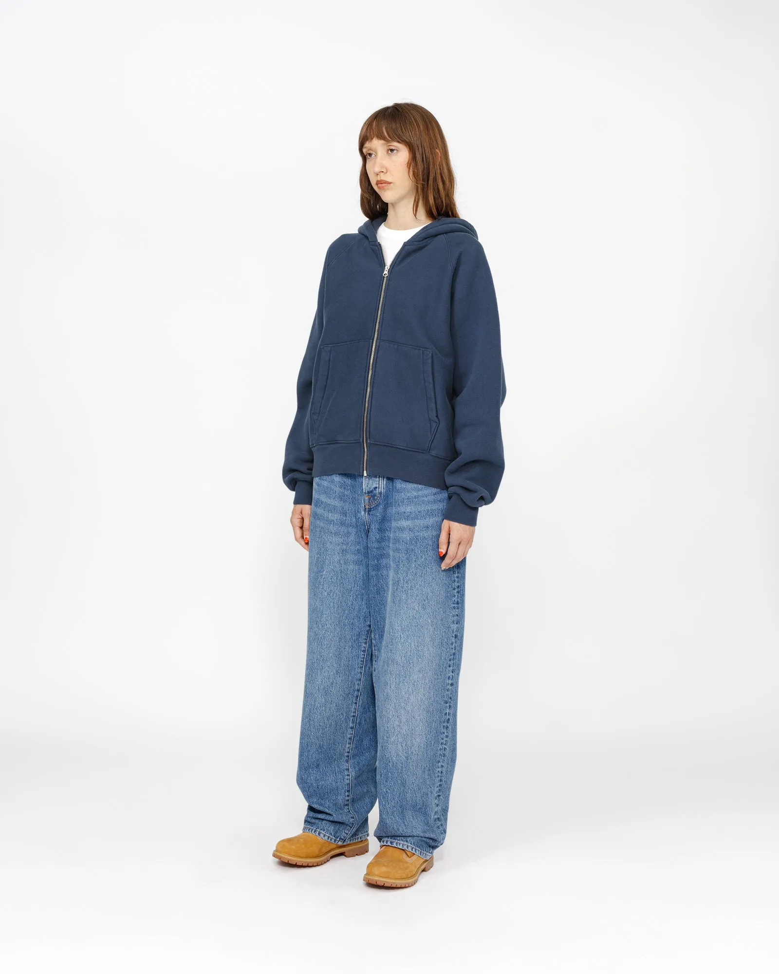 FLEECE RAGLAN ZIP HOODIE