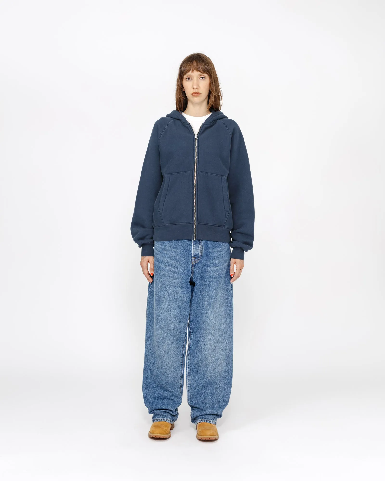 FLEECE RAGLAN ZIP HOODIE