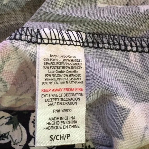 Flora Nikrooz 3 pc travel pajama set new sz Small