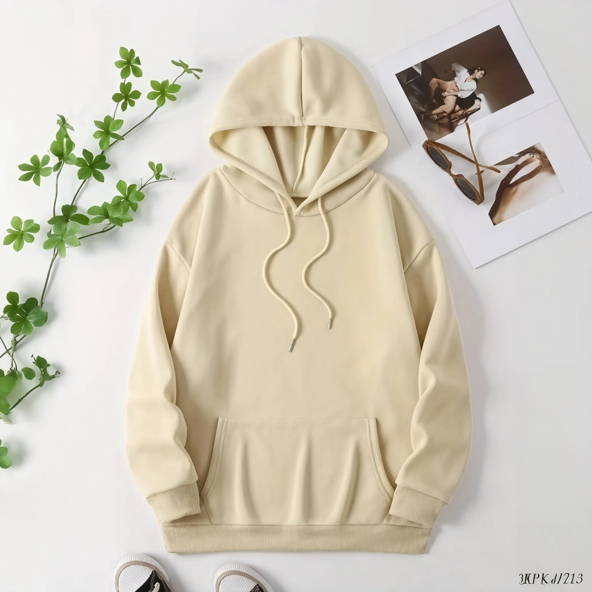 Floral Graphic Relaxed Fit Hoodie