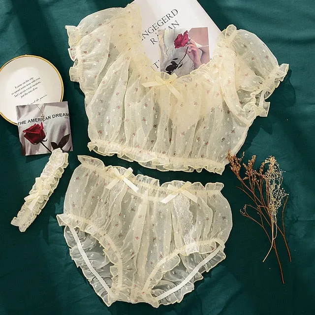 Flower Kawaii Lingerie
