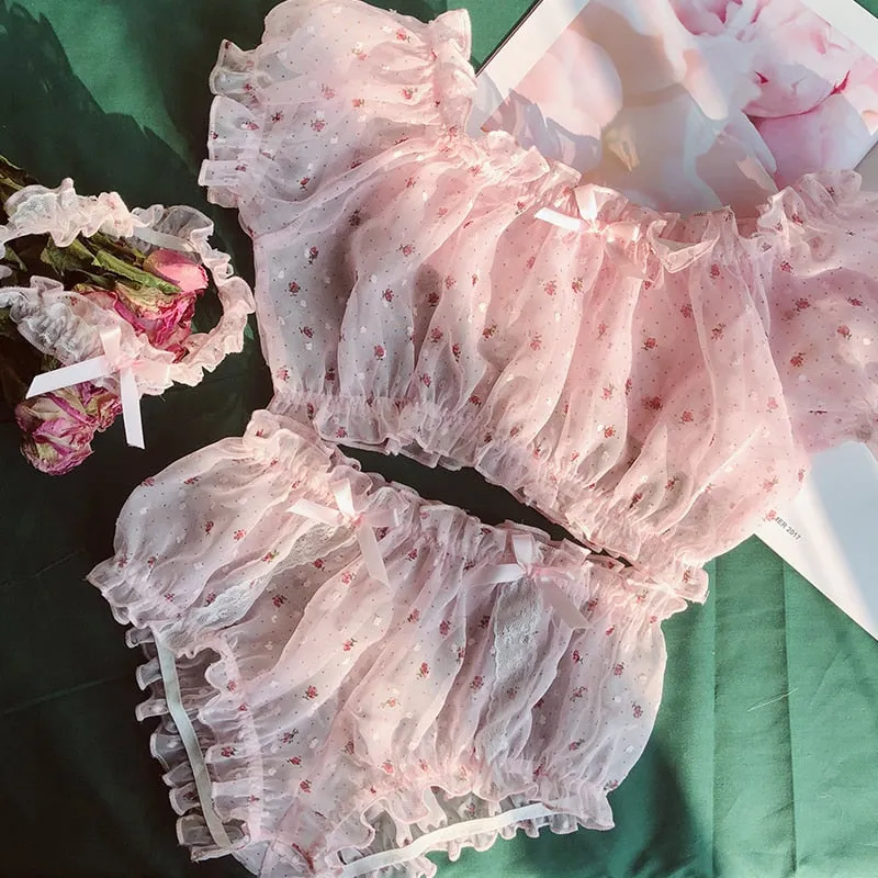 Flower Kawaii Lingerie