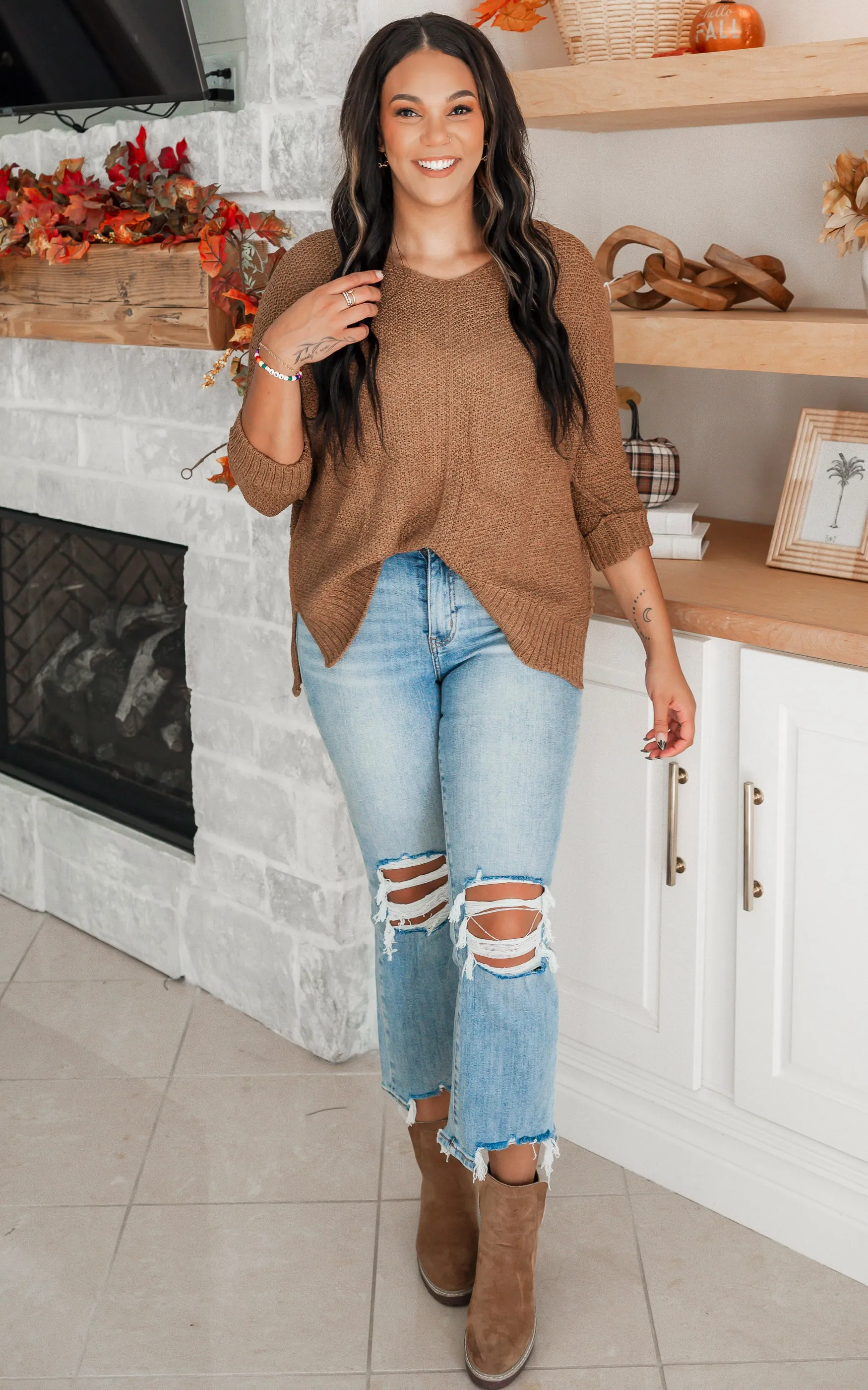 Forever Fall Knit Sweater* - Final Sale
