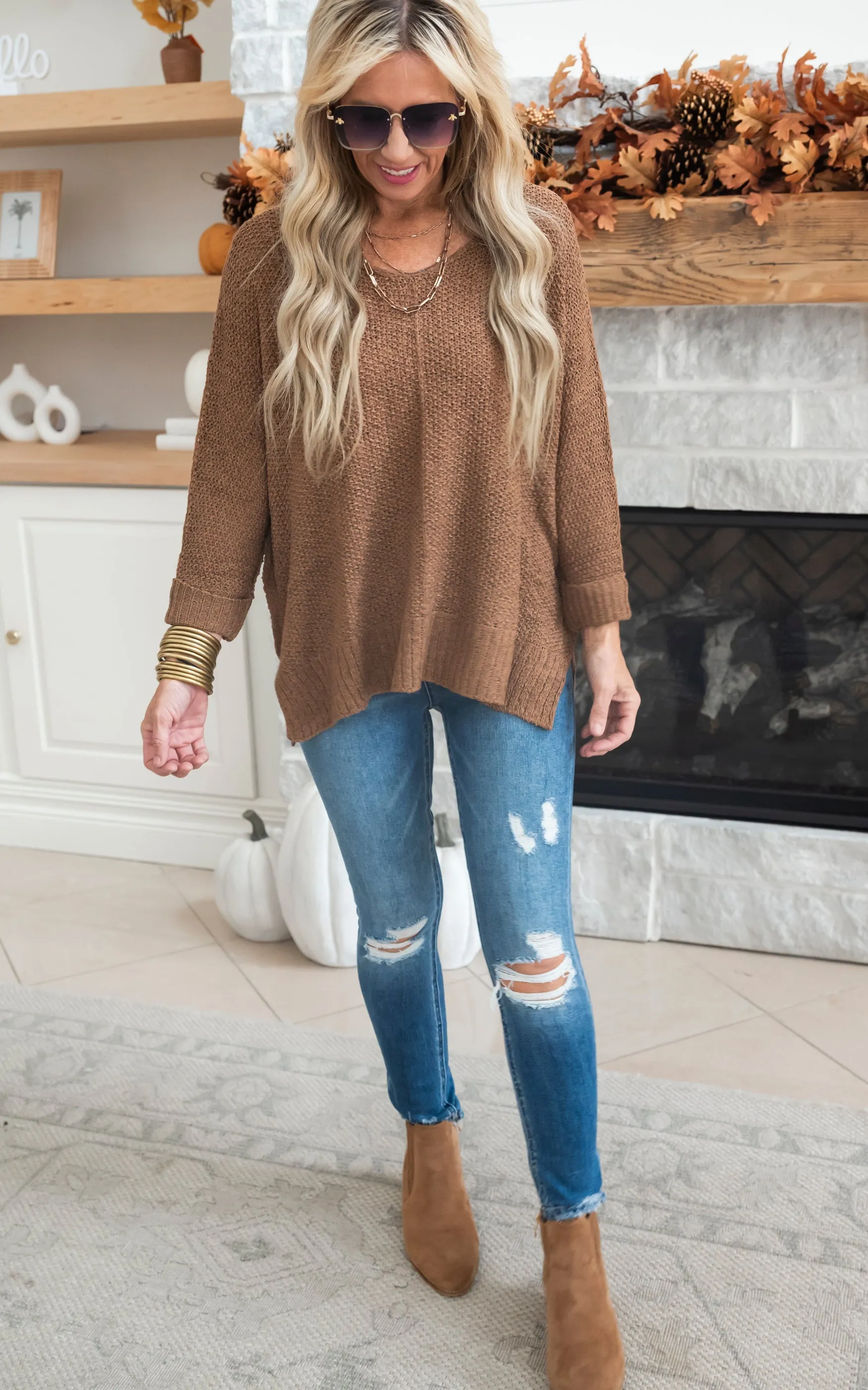 Forever Fall Knit Sweater* - Final Sale