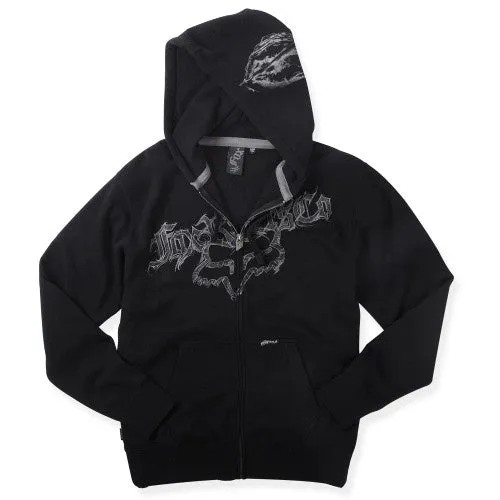 Fox Zip Hooded Drawn Out