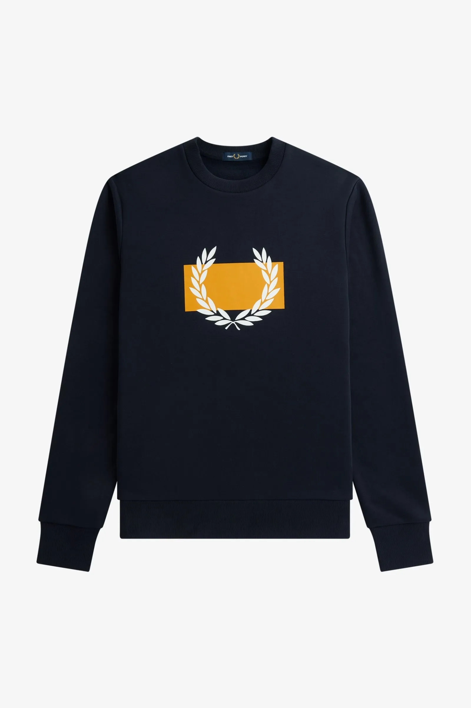 Fred Perry M2652 Laurel Wreath Sweatshirt Navy