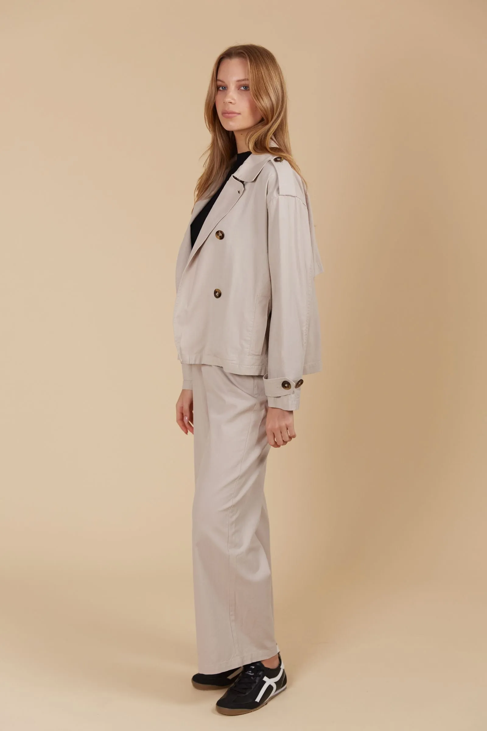 Freya Crop Trench - Canvas
