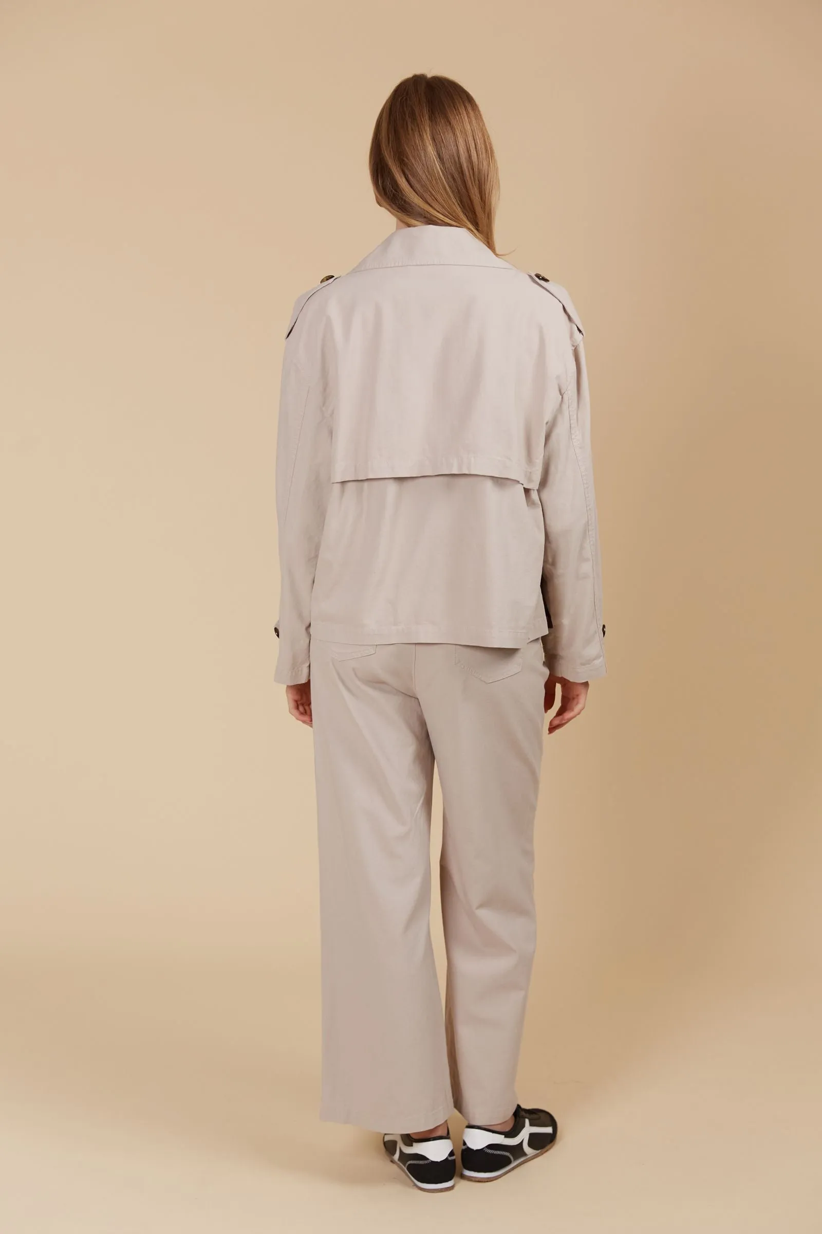 Freya Crop Trench - Canvas